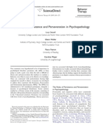 The Roles of Persistence and Perseveration in Psychopathology