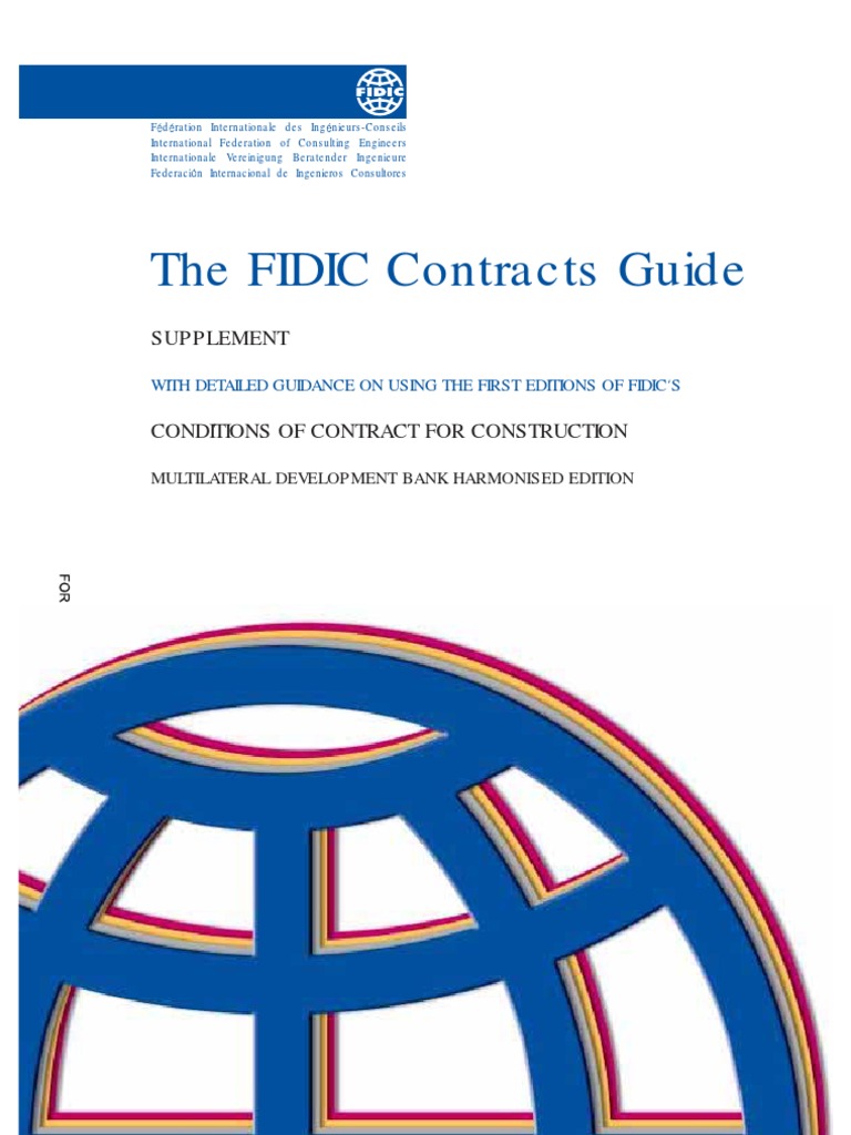 Fidic Contracts Definition : FIDIC : définition et rôle de la FIDIC – VOQPK