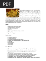 Download Masak Hijau Habang Nasi Kuning Adalah Masakan Khas Dari Banjarmasin by Achmad Minwari RO SN117759429 doc pdf