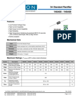 1N5400 - 1N5408 3A Standard Rectifier