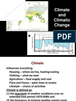 Climate and Climatic Change