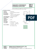 Electromagnetic Interference (Emi) Suppression Capacitors MPB-X2 / MPD-X2 Series