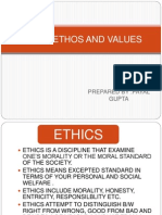 Indian Ethos and Values