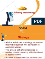 QSPM Matrix (DELL)