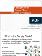 An Assignment On Supply Chain Practice & Procedure