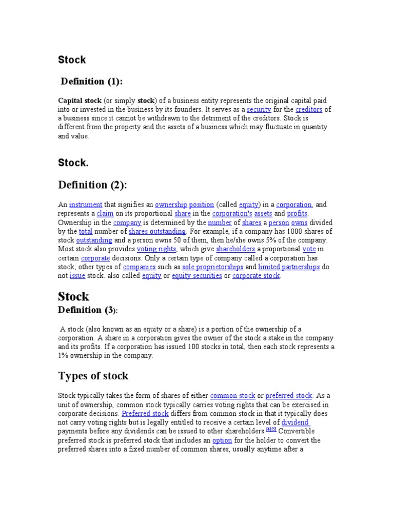 stock exchange assignment pdf