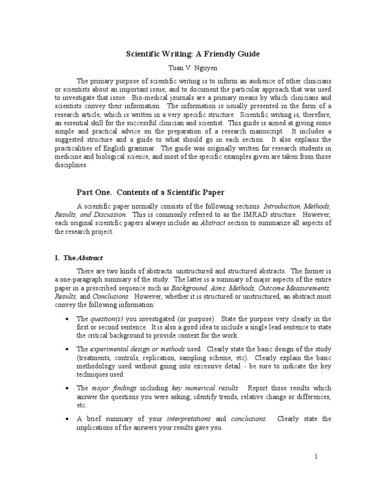 Guide To Scientific Writing | PDF | Career & Growth