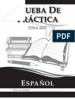 Prueba de Práctica - Español G6 - 1-24-11
