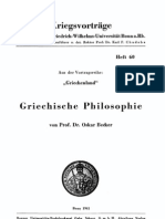 Becker Griechische Philosophie