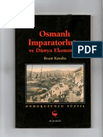 Osmanlı İmparatorluğu Ve Dünya Ekonomisi