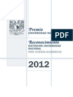 2012 Premio UNAM