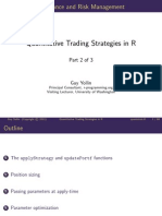 Quantitative Trading Strategies in R Part 2 of 3
