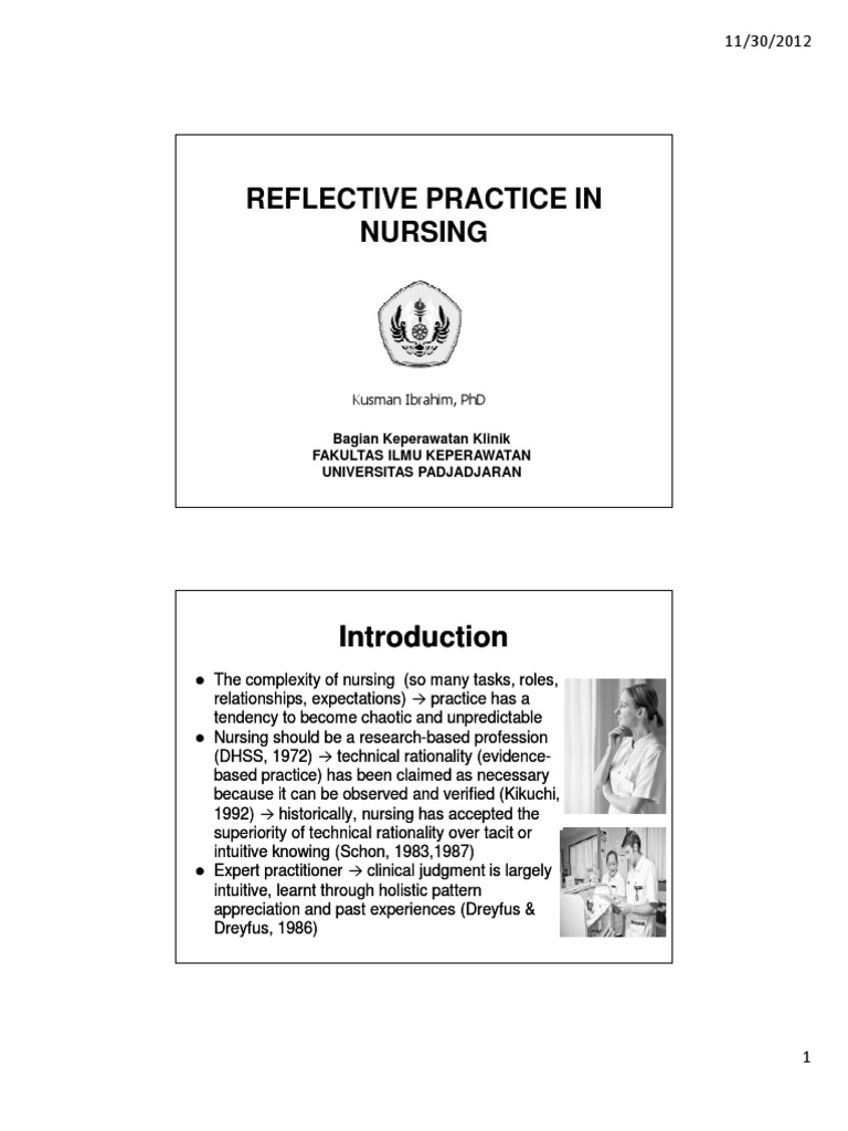 Reflective Practice in Nursing Education | PDF | Reflective Practice ...