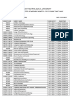 GTU Winter Exam