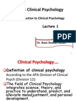 Lect 2 What Is Clinical Psychology Posting