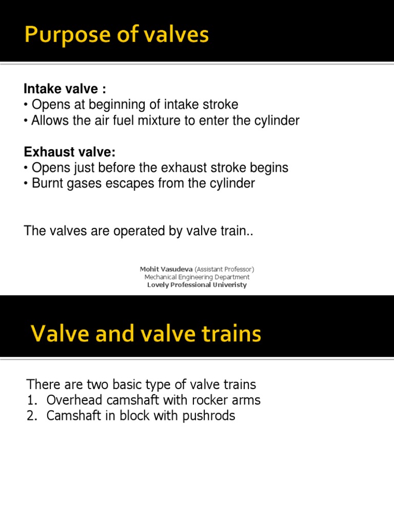 Understanding Intake Valve Functionality | PDF | Science & Mathematics