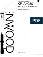 Kenwood KR-A4030 User Manual (English)