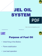 FUEL OIL SYSTEM Purpose