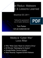 Stuxnet Redux: Malware Attribution & Lessons Learned