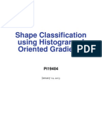 Shape Classification Using Histogram of Oriented Gradients