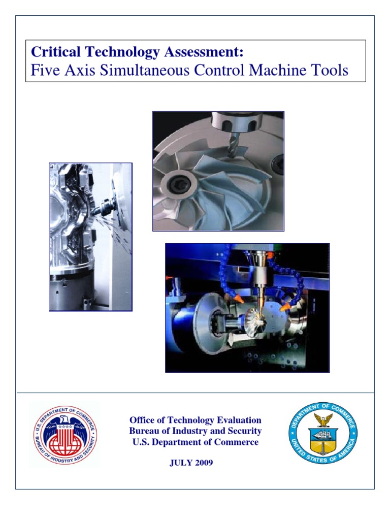 Five Axis Machine Tools Technology Assessment | PDF | Exports ...