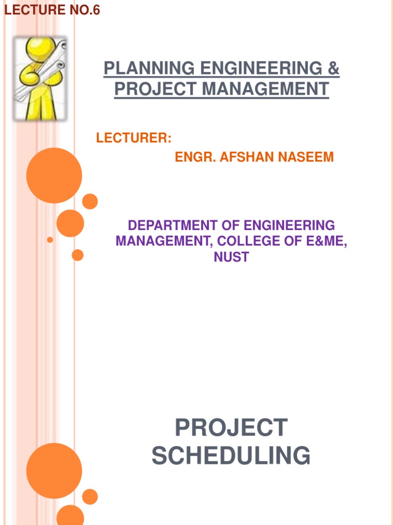 Project Scheduling Techniques Explained | PDF