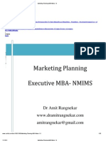 Marketing Planning MBA Notes 1