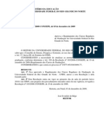 REGULAMENTO ESTUDANTIL DOS CURSOS DE GRADUAÇÃO DA UFRN