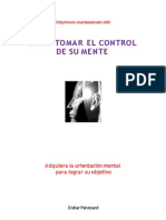 Como Tomar El Control de Su Mente