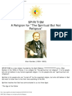 Spirit Ism A Religion For The Spiritual But Not Religious PDF