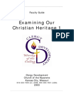 Examining Our Christian Heritage 1 Instructor Guide