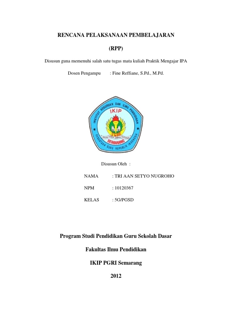 Rpp Lapisan Bumi Kelas 7 Kurikulum 2013 Rismax