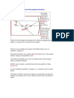 Formación de imágenes en los espejos cóncavos