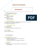 Marketing Strategique Introduction