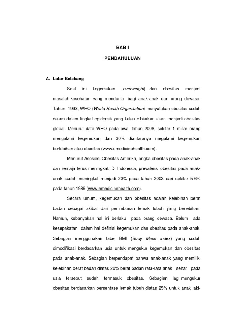 Makalah Obesitas
