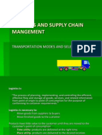 LSCM Transportation Modes