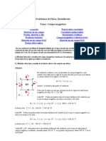 Problemas de Física Campo Magnético