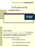 Social System in The Organization