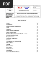 Cooling Tower Design Standards | PDF | Heat Transfer | Heat