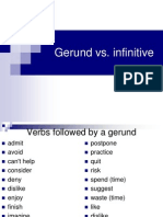 Gerund Vs Infinitive