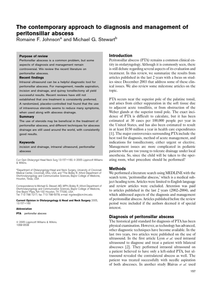 Icd 10 Cm Code For Peritonsillar Abscess.