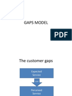 Gaps Model in Service Marketing