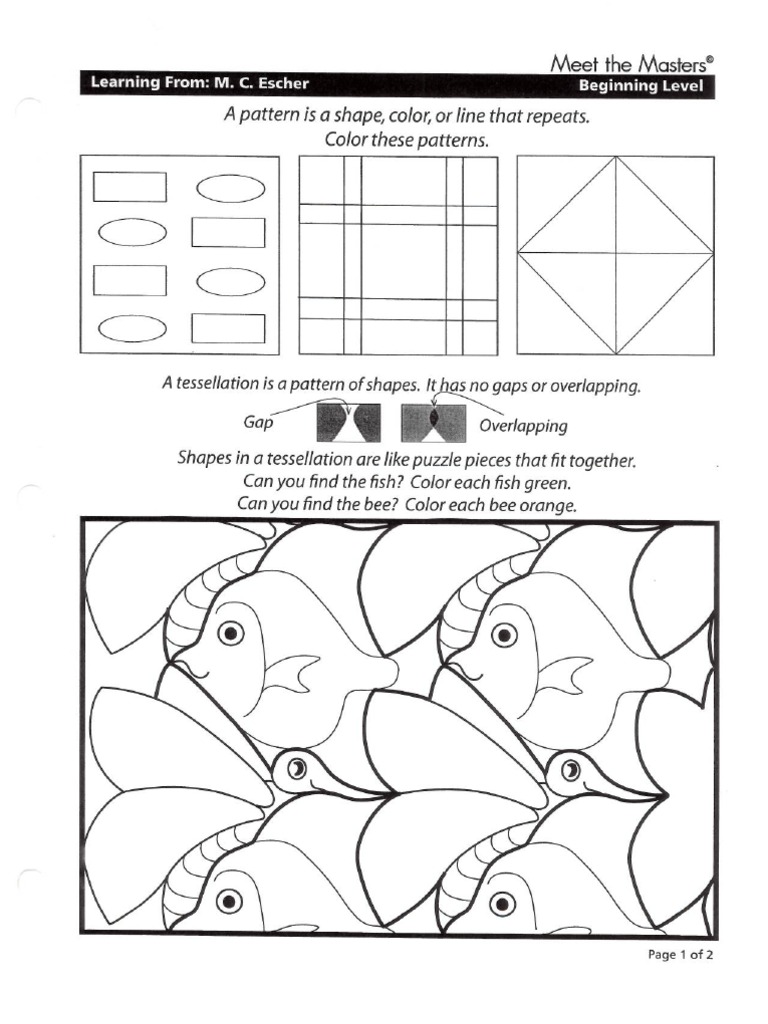Escher Worksheets