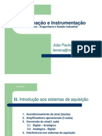 Automaçao e Instrumentaçao - Aquisiçao de Dados