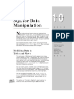 SQL For Data Manipulation: Modifying Data in Tables and Views