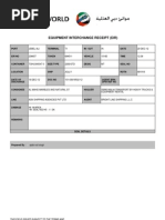 Equipment Interchange Receipt Overview | PDF | Business | Finance ...