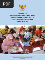 Download Pedoman Penyusunan Rencana Aksi Percepatan Pencapaian MDGs RAD di Indonesia by indriany SN117987592 doc pdf