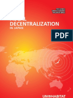 Fiscal Decentralization in Japan