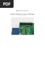 Download Adafruti Lesson 4 - Raspberry Pi GPIO by Aiae Cadiz Madronero SN117990361 doc pdf