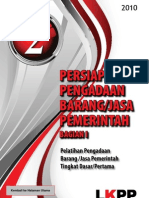 Modul 2 - Persiapan Pengadaan Barang Jasa Pemerintah Bagian I